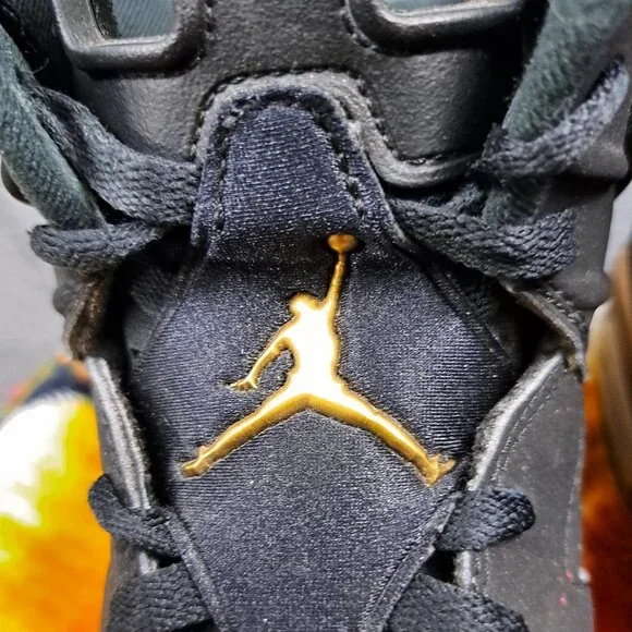%Size 10.5 Nike Air Jordan 6 Retro DMP CT4954-007 Black/Gold Men AJ20